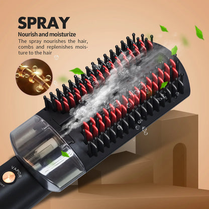 LuxeSteam InfraBrush - Infrared Ionic Hair Styler