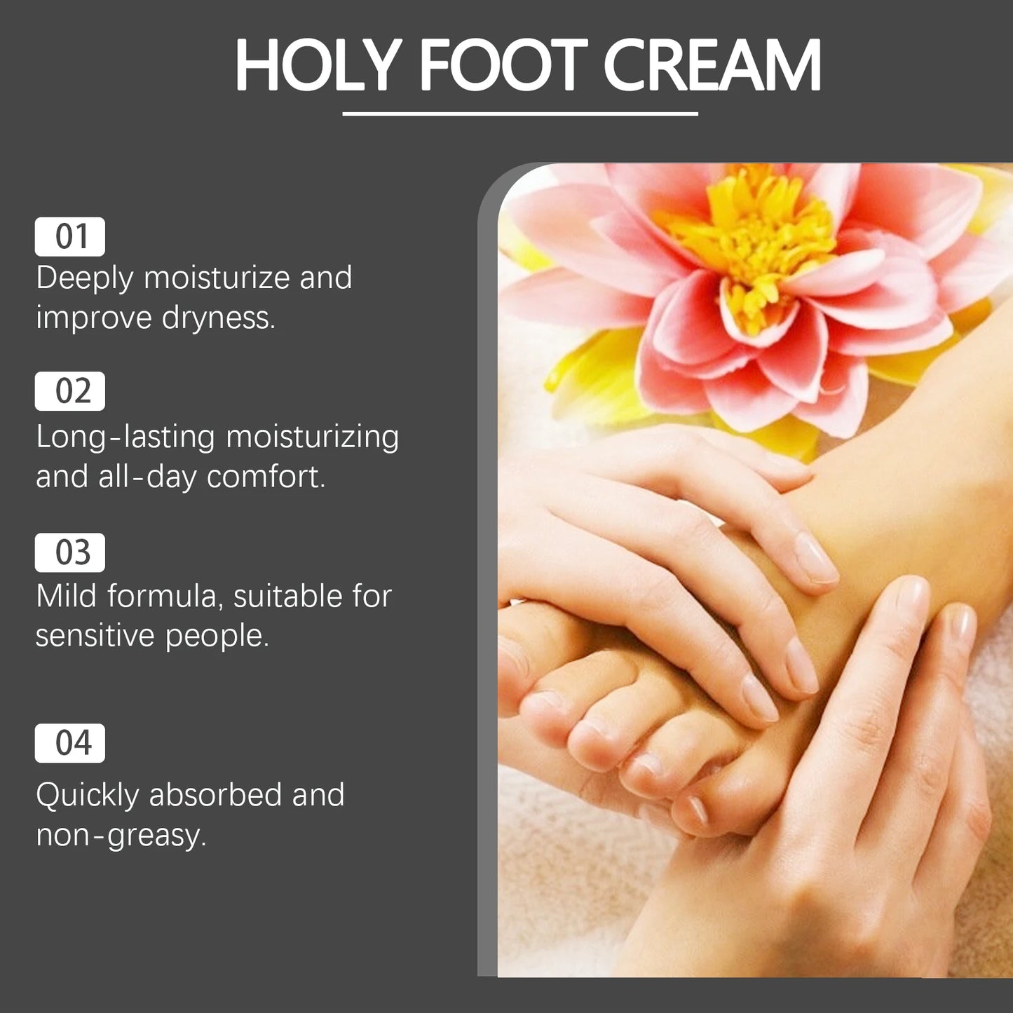 Holy Foot Cream - Deep Hydration for Feet